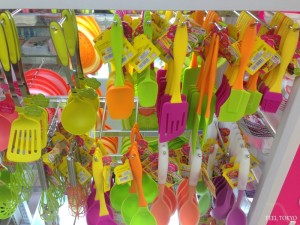 Colorful kitchen tools